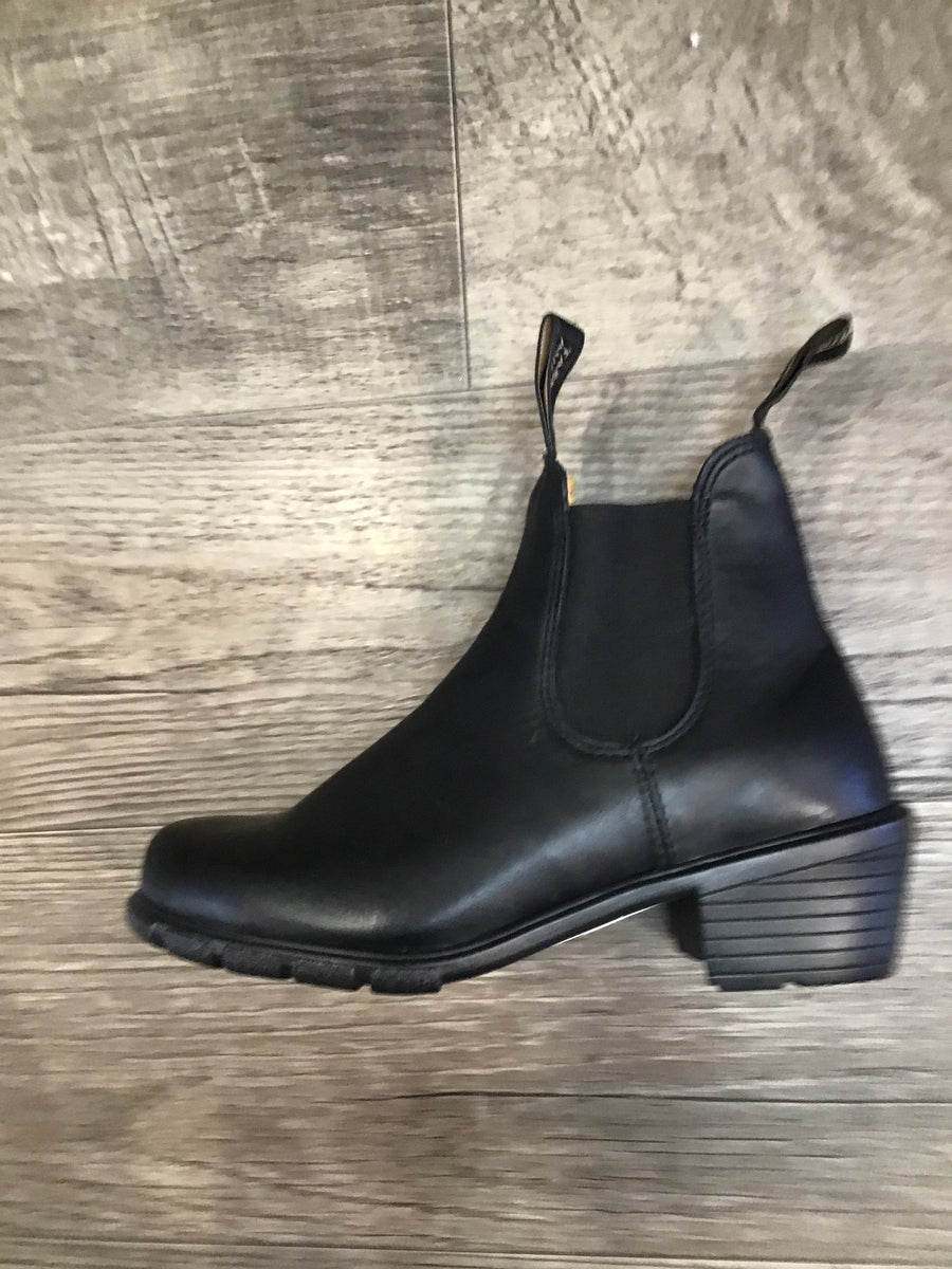 Women's 1671 heeled sales chelsea boots in black