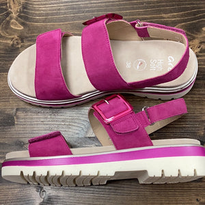 Ara 12-21003 Pink Suede strap Sandal