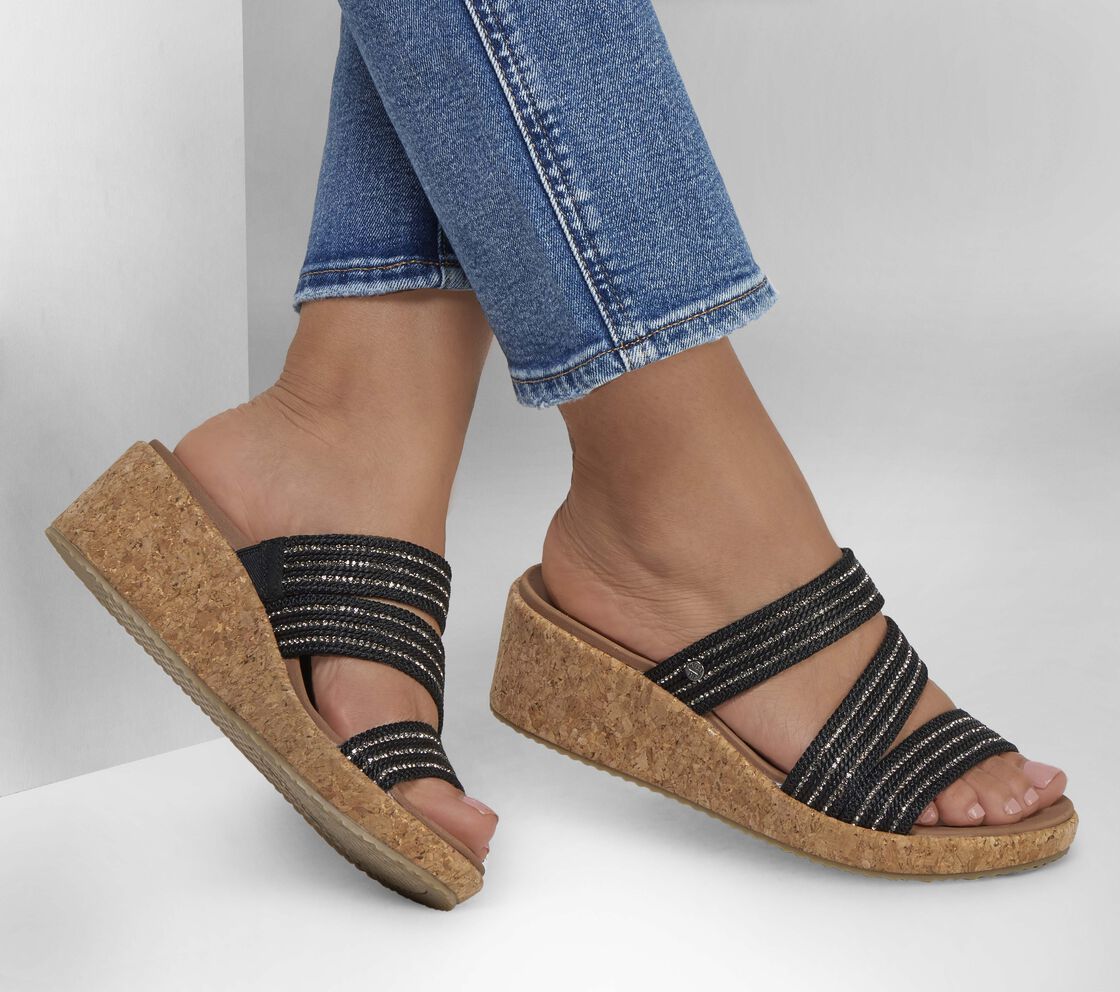 Skechers 119548 Wedge Strappy Sandal