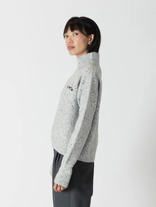 Lyla & Luxe Macy Light Grey Love Sweater