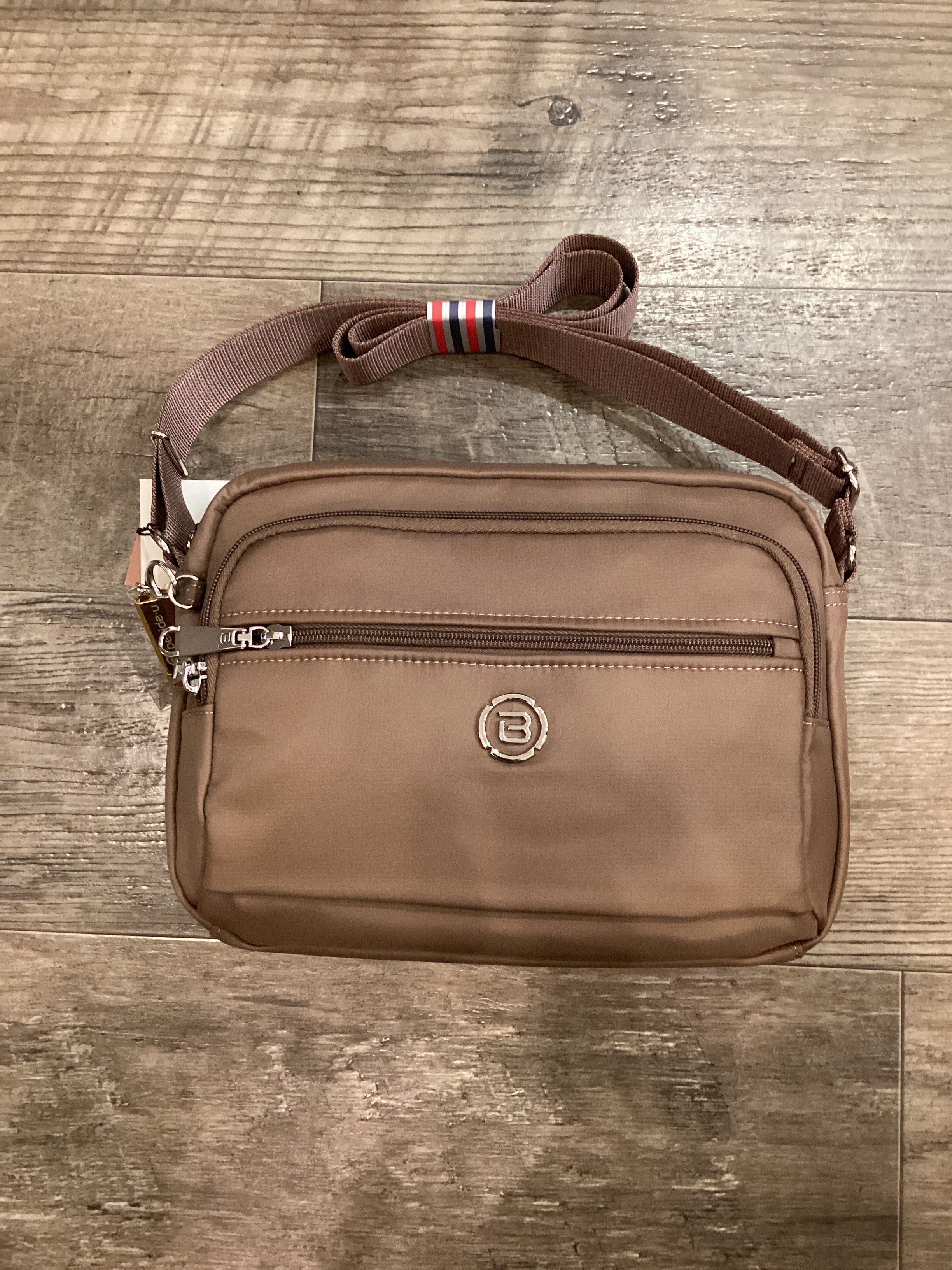 Beside U BNU2484 Biscuit Travel/Security Purse