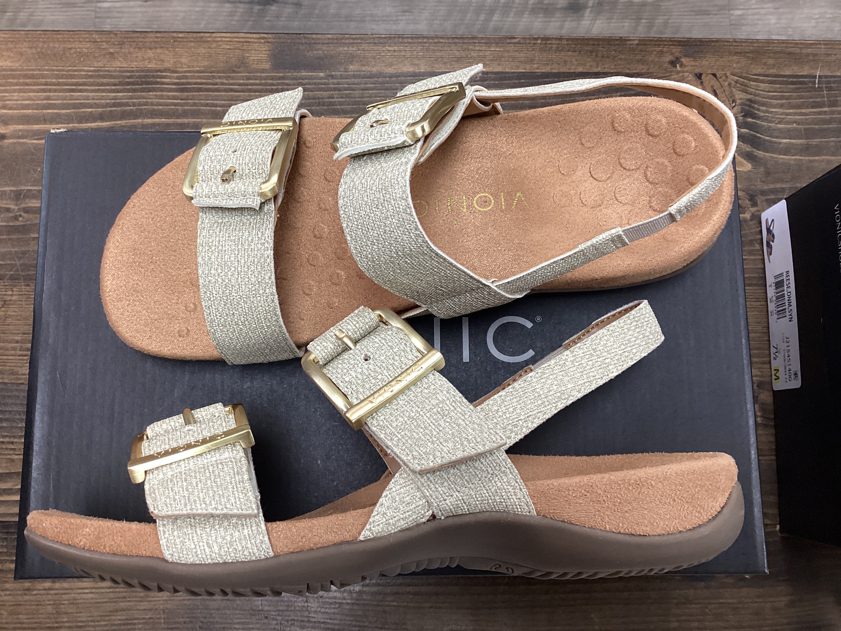 Vionic Reese J2154 Canvas Strap Sandal