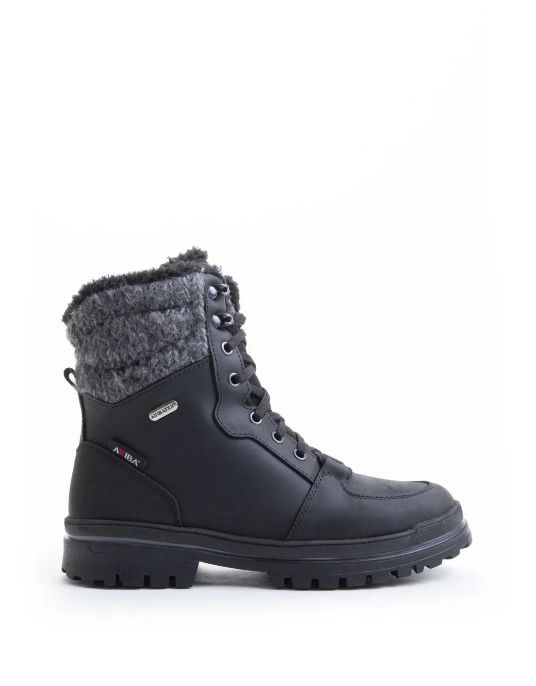 Attiba 112LOC69 Black Winter Boot w/ Sterling Lining