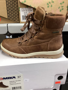 Romika Melony Camel Lace Up Boot