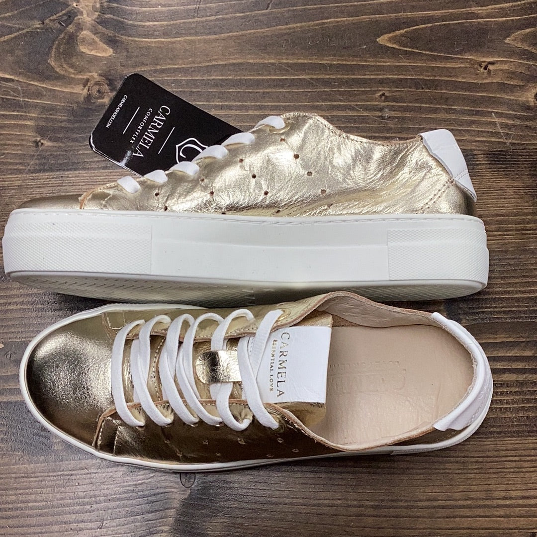 Carmela 161337 Z.Piel Oro Gold Sneaker