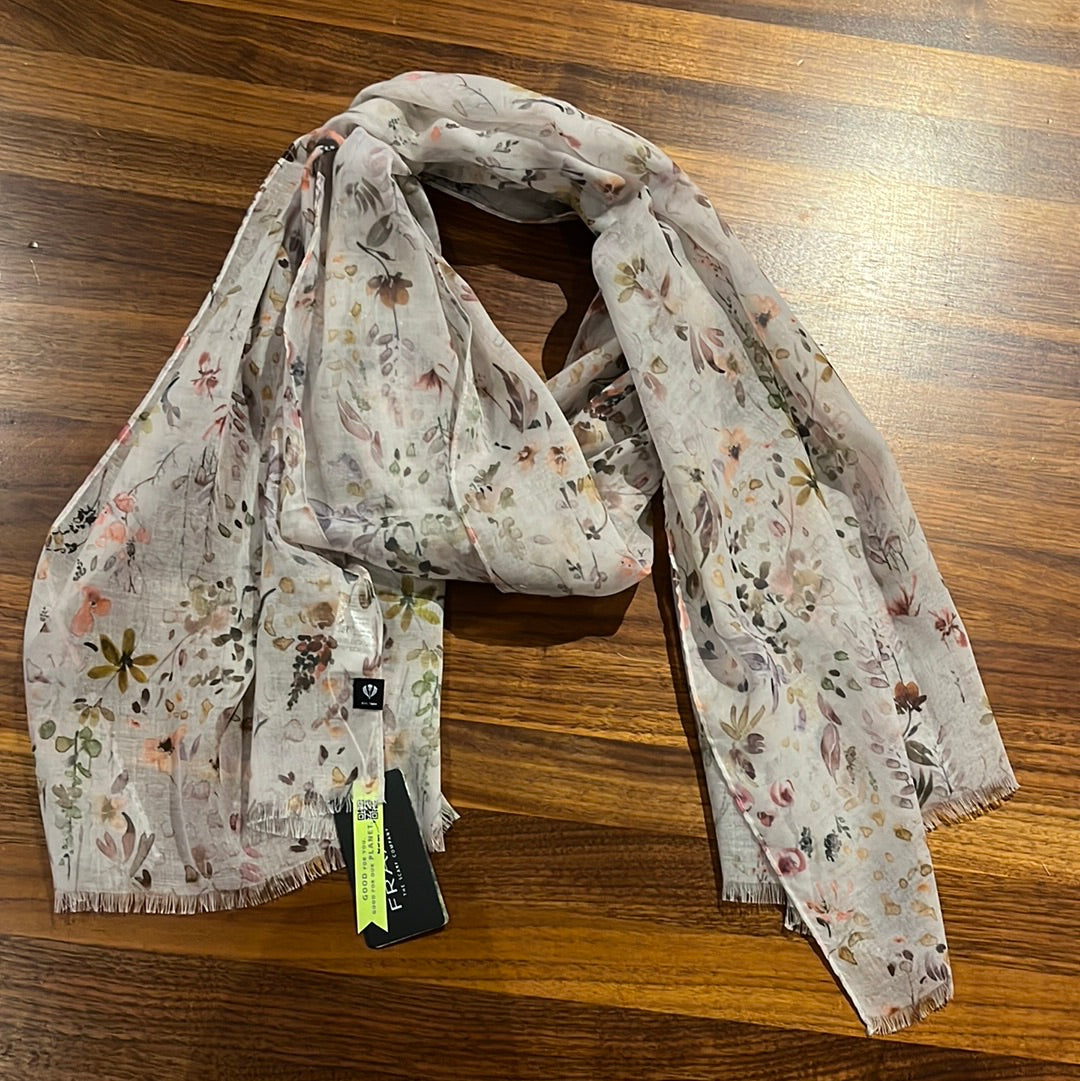 Fraas 640016 Floral Scarf