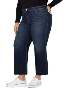 Liverpool LY4454CH4 ECO Stride hi-rise crop wide leg