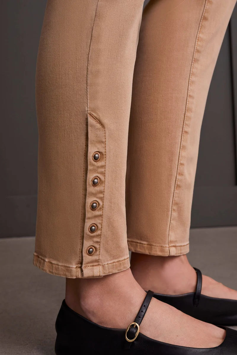 Tribal 18600 Tan Pull On Ankle Pant