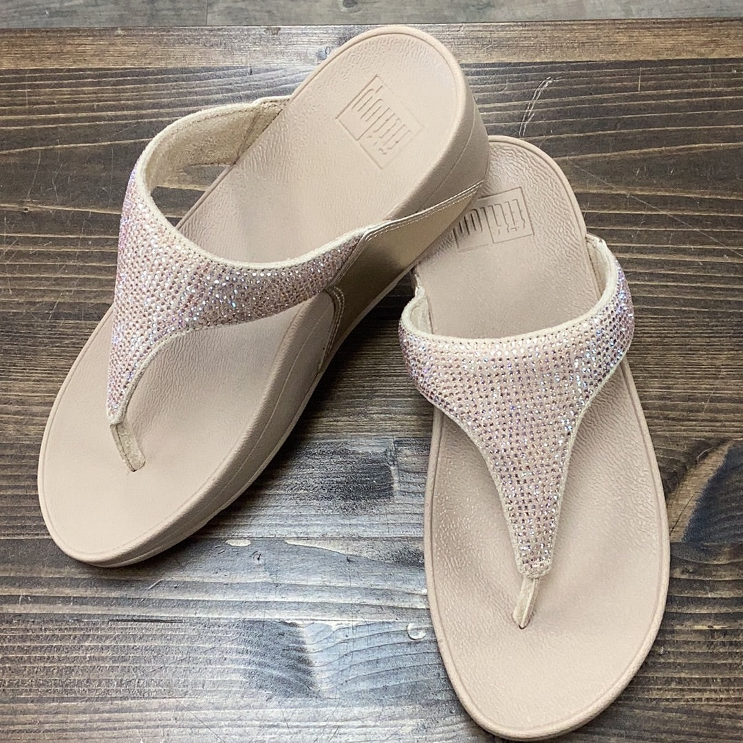 Fitflop LuLu Crystal Toe-Post Sandal