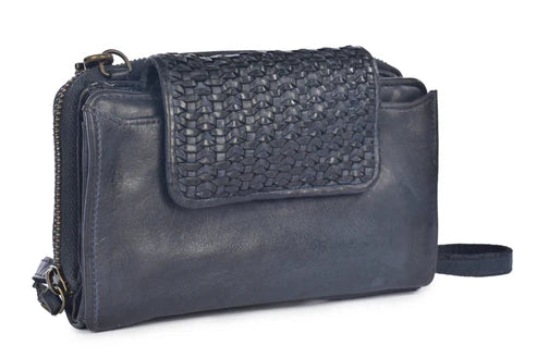 Milo 5079 Leather Credit Card Crossbody Purse