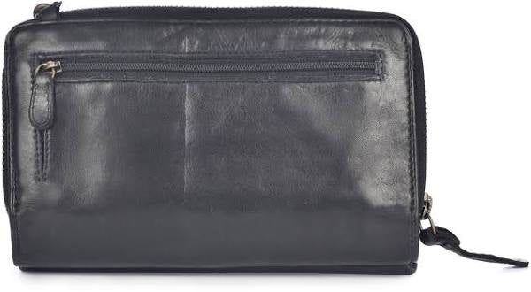 Milo 5079 Leather Credit Card Crossbody Purse