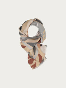 Fraas 645032 Grey Sustainability Edition Foliage Scarf