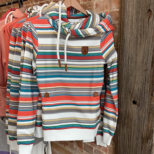 Wanakome 5360MS Artlite Multi Stripe Hoodie