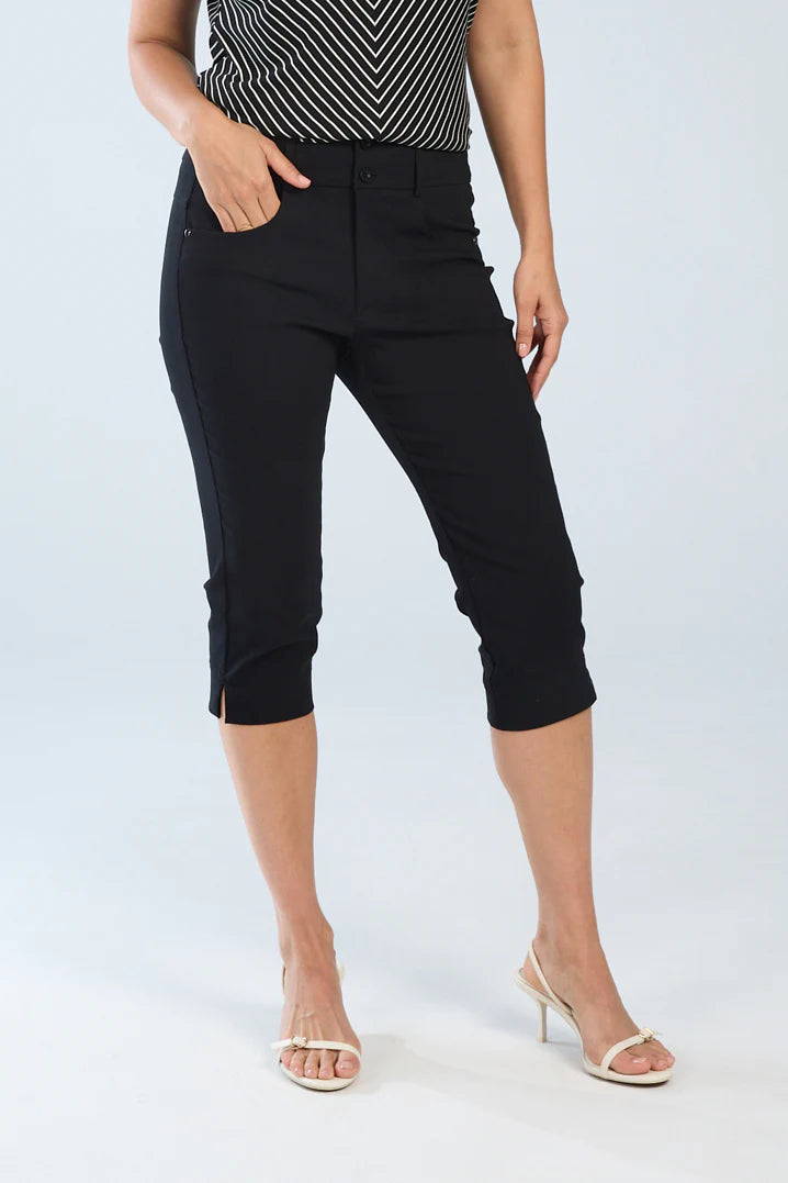 Beddome 602CA Black Straight Capris