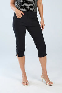 Beddome 602CA Black Straight Capris