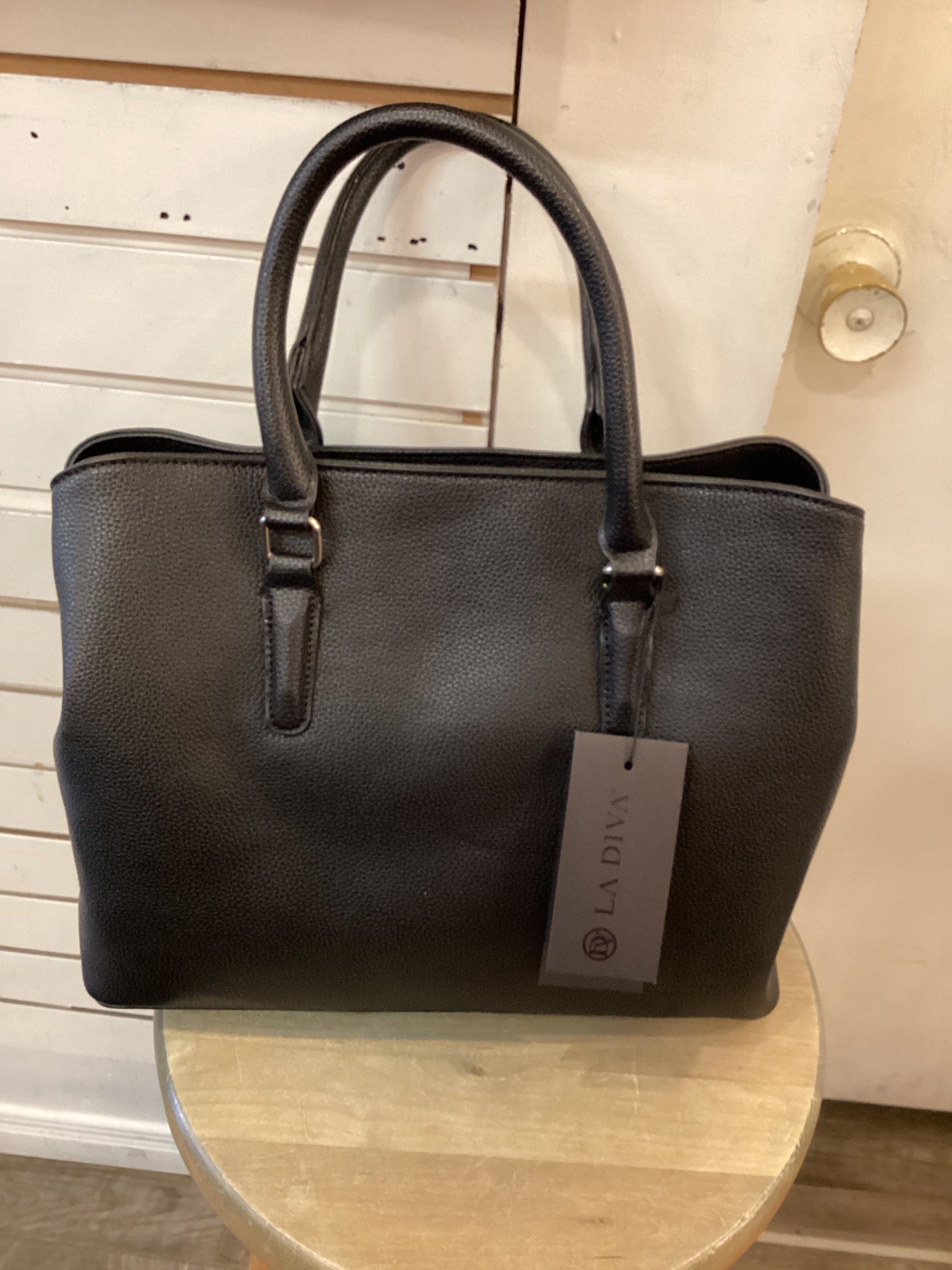 La Diva C18589 STL Black Vegan Purse