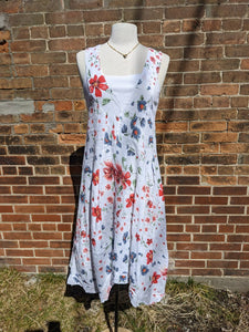 Me & Gee F-6012 Floral Print Tank Dress