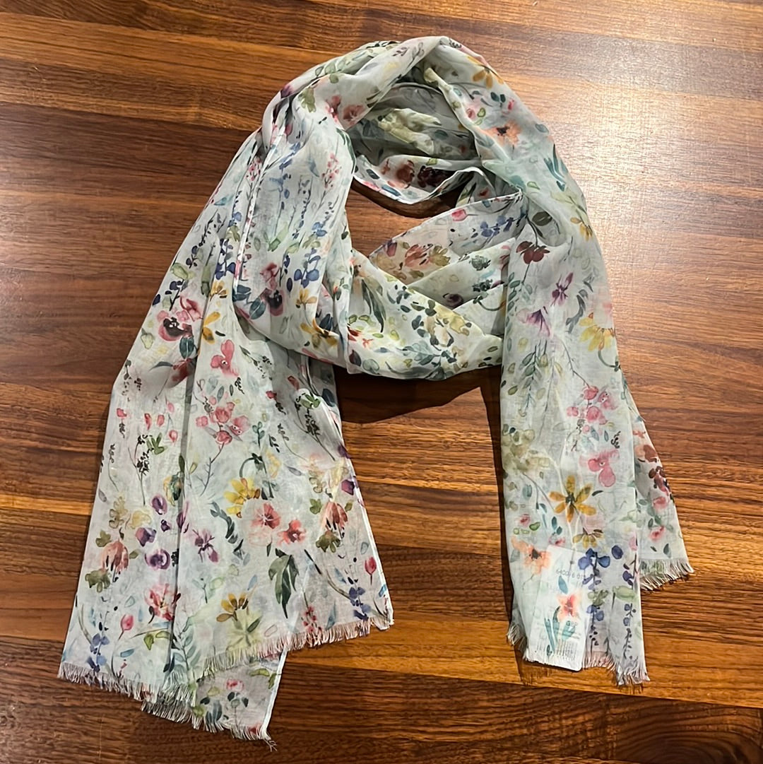 Fraas 640016 Floral Scarf