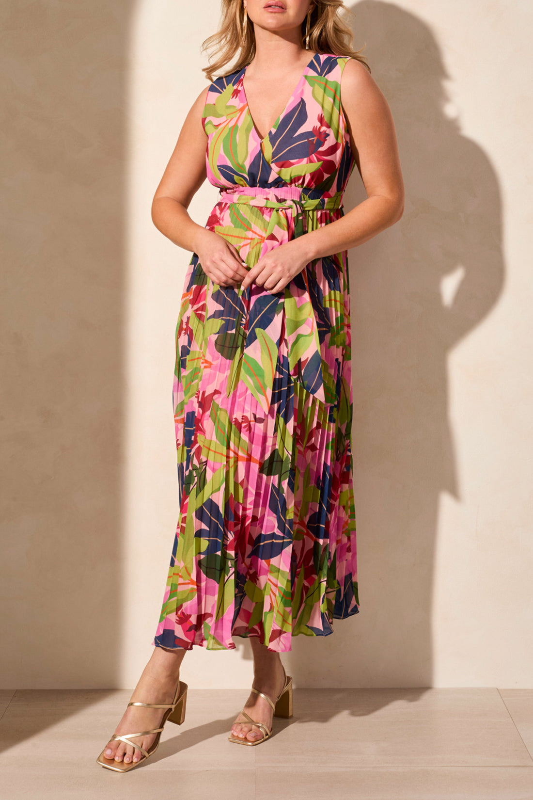 Tribal femme 8990 sleeveless dress w/lining