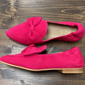 Bos.& Co. Nicole Fuxia Kid Suede