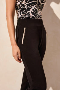 Tribal 20650 Techno Lux Contrast Trim Pull On Ankle Pant