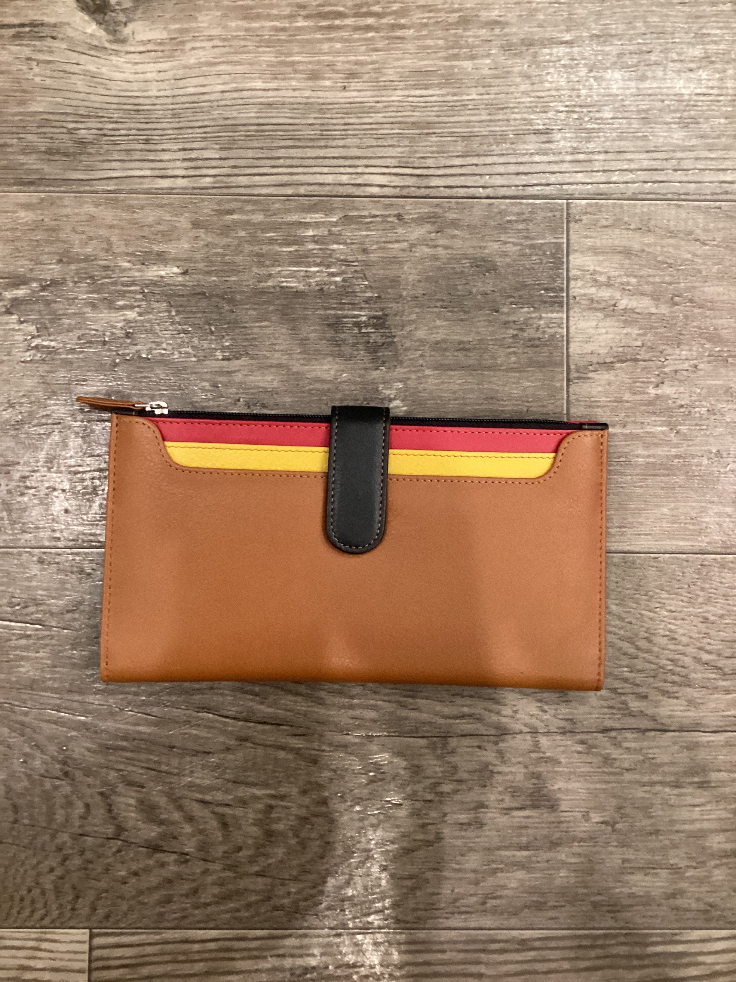 Milo 496 Tan/Multi Leather Wallet