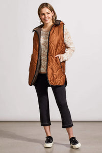 Tribal 19430 Reversible Hooded Puffer Vest