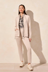 Tribal 20640 Techno Lux Zip Up Cardigan Jacket