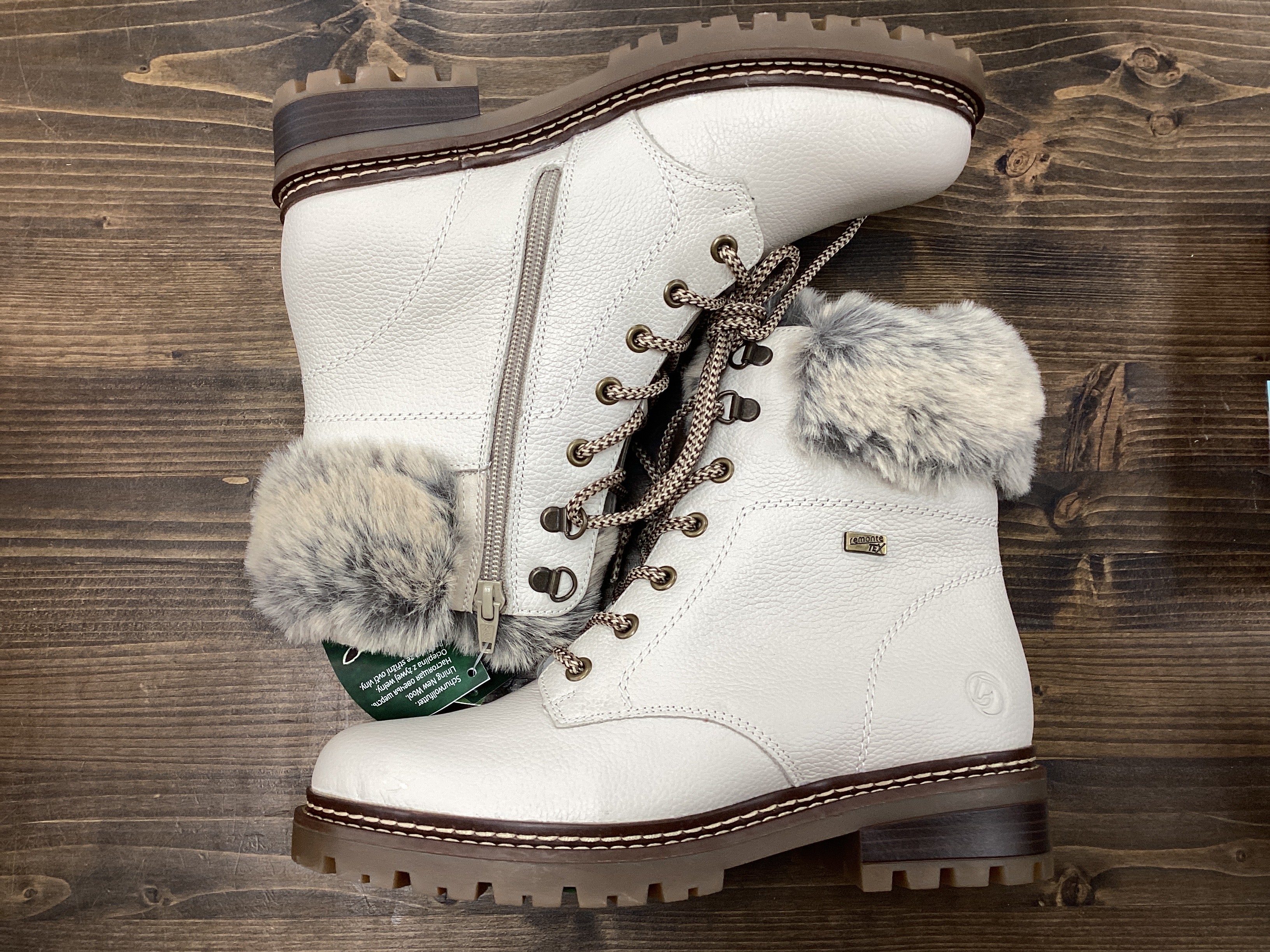 Remonte D0B74-80 Lace up Winter Boot with Fur Lining