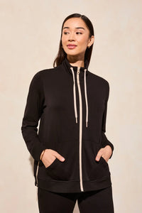 Tribal 20640 Techno Lux Zip Up Cardigan Jacket
