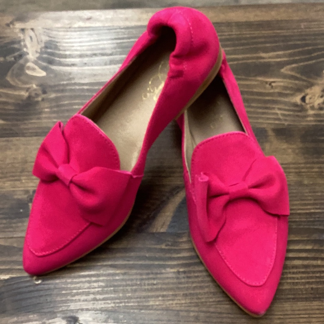 Bos.& Co. Nicole Fuxia Kid Suede