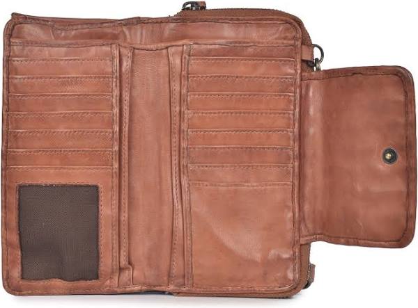 Milo 5079 Leather Credit Card Crossbody Purse