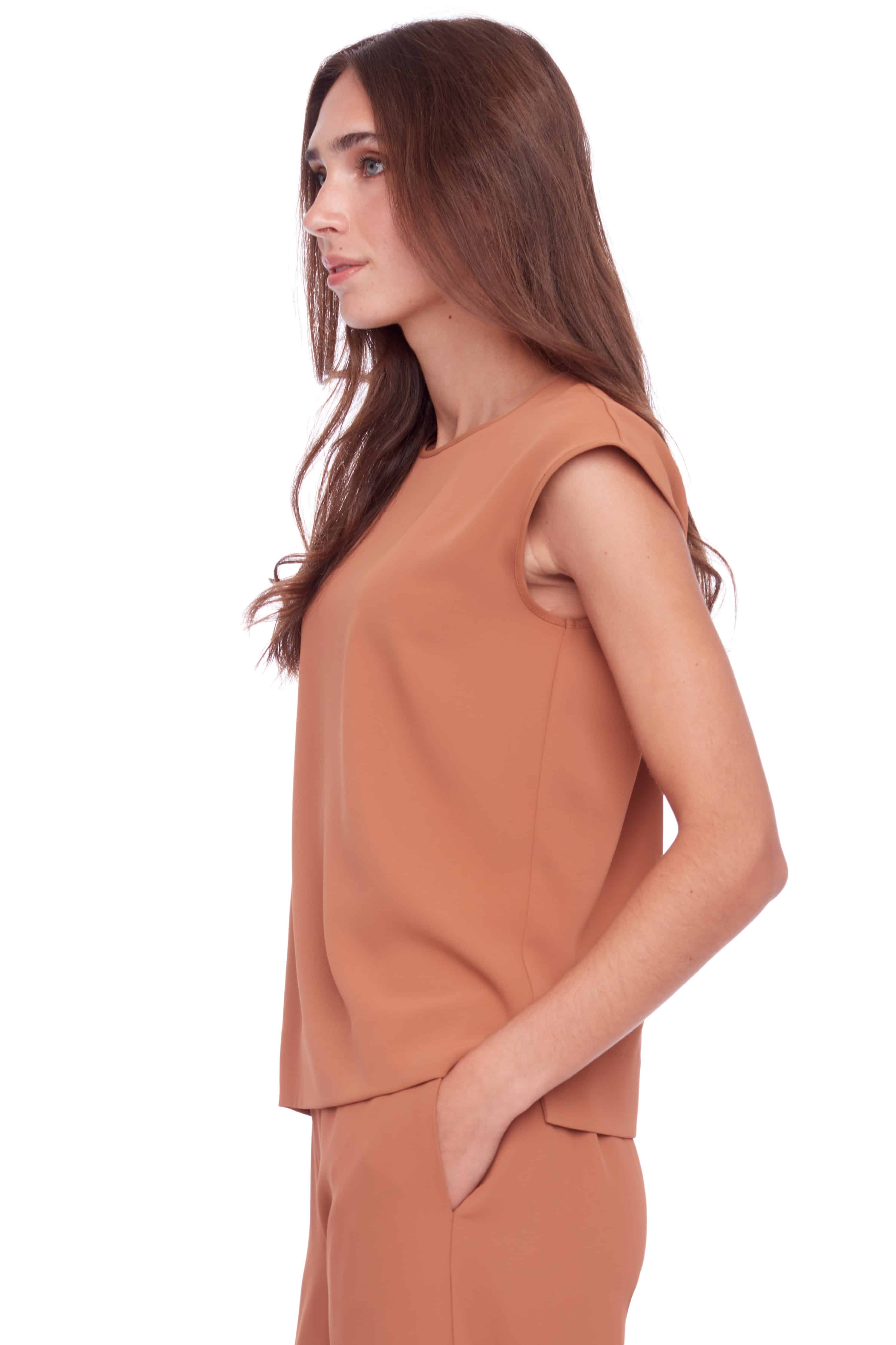 Up! 30336 Vegan Silk Cap Slv Top