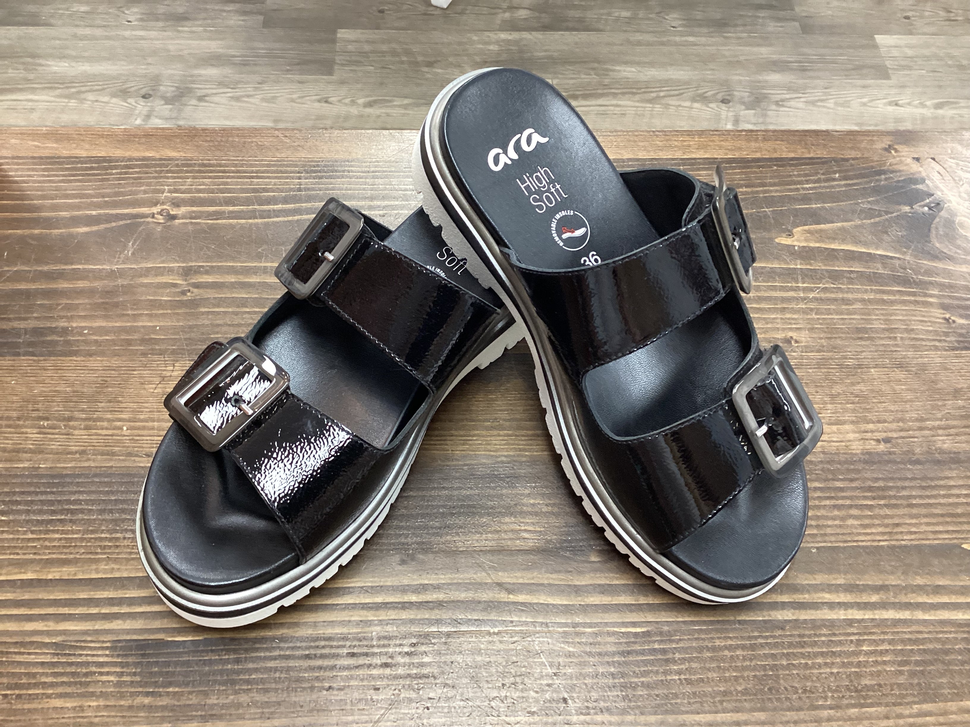 Ara 12-21011-01 Marbella Velcro Strap Sandal