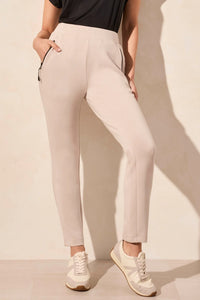 Tribal 20650 Techno Lux Contrast Trim Pull On Ankle Pant