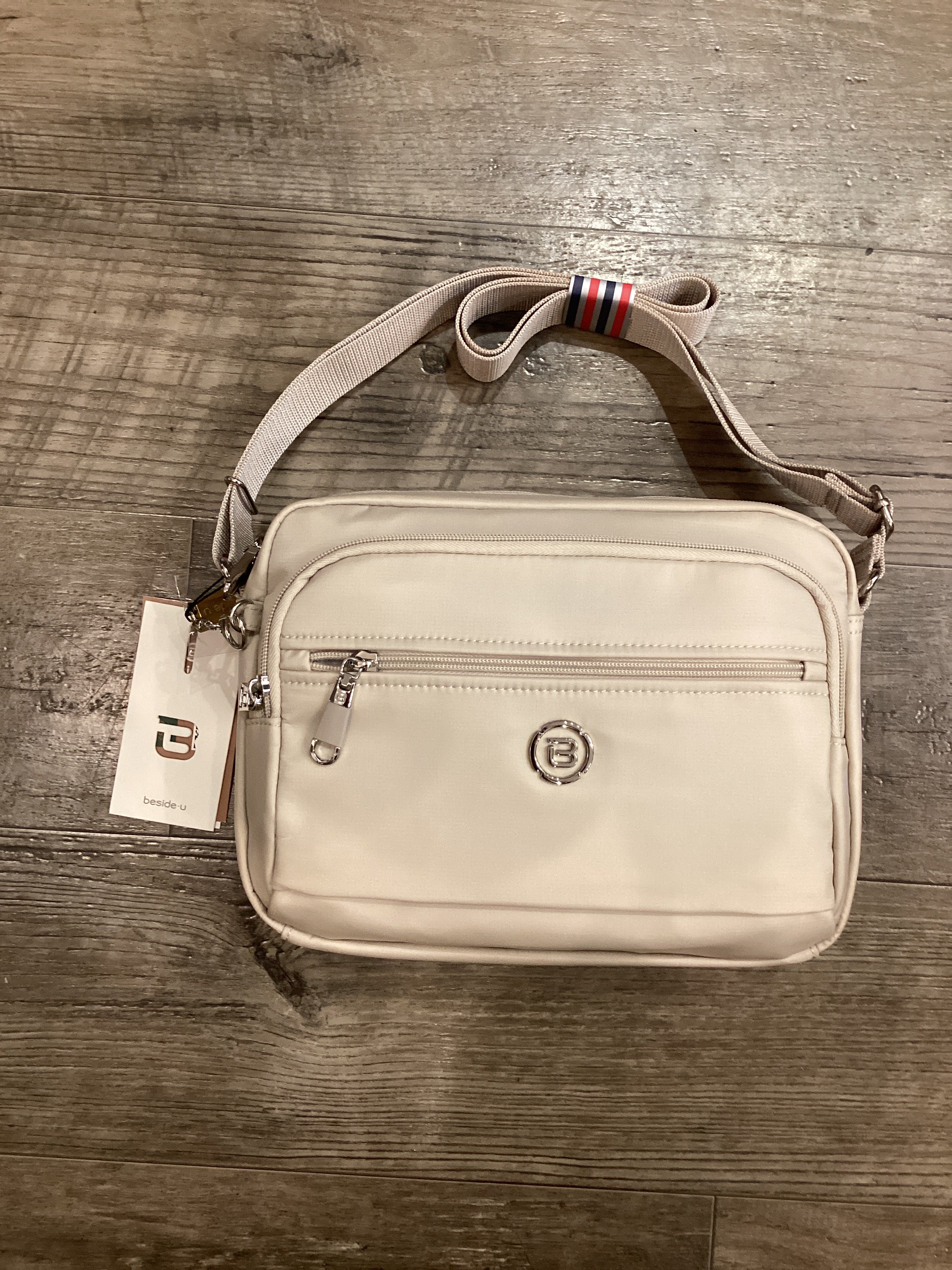 Beside U BNU2484 Biscuit Travel/Security Purse