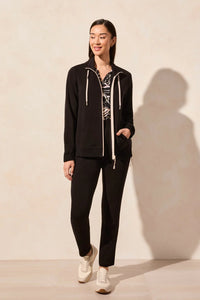 Tribal 20640 Techno Lux Zip Up Cardigan Jacket
