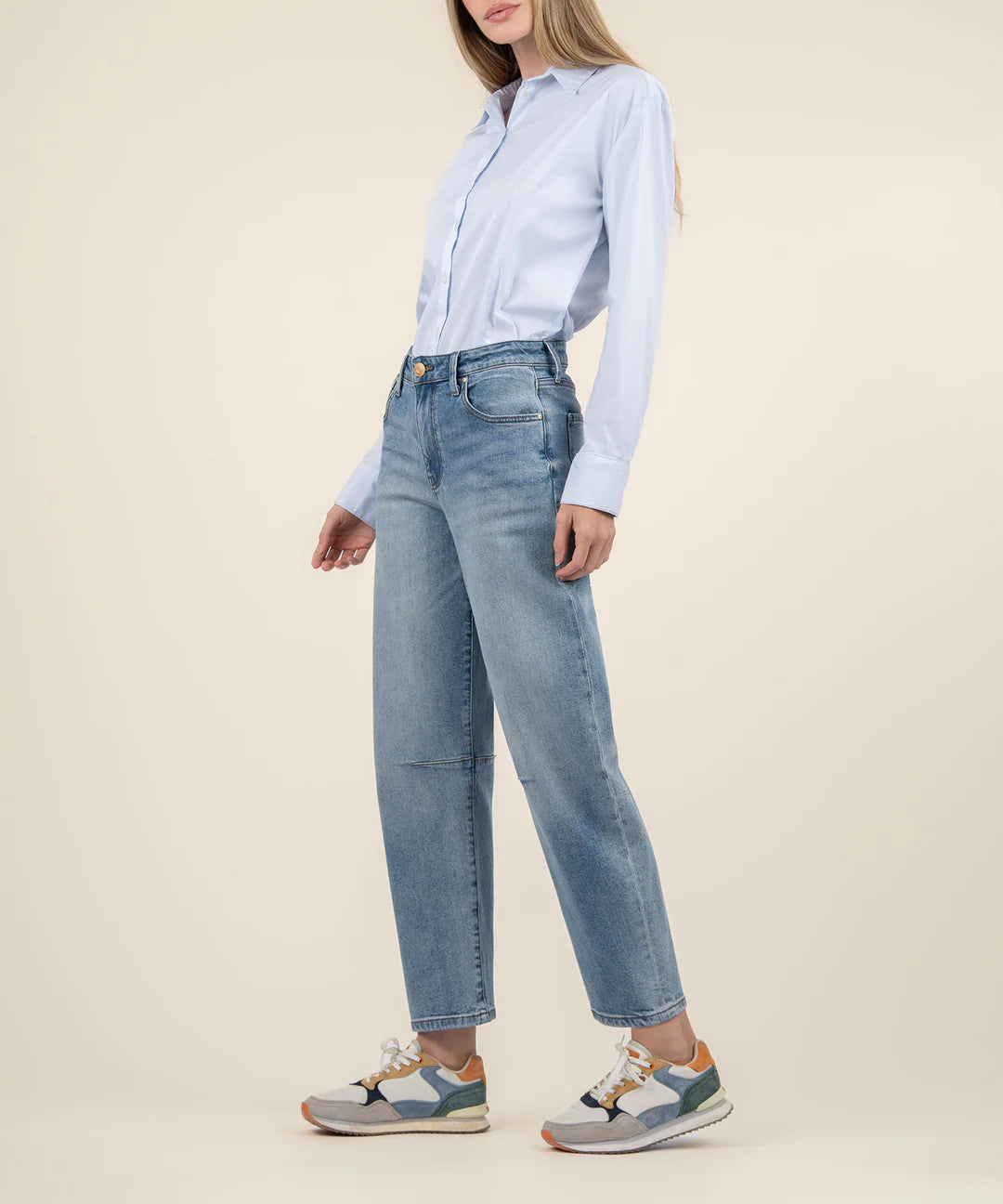 Kut KP2024MA1 Ashley Slouchy Barrel Straight Leg Jean