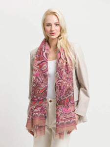 Fraas 640024 Multi Print Fashion Scarf