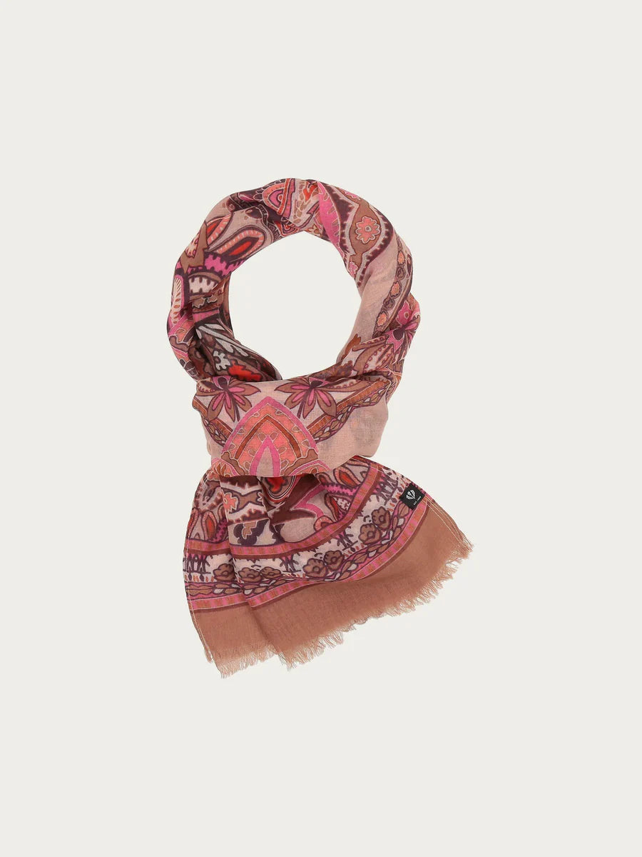 Fraas 640024 Multi Print Fashion Scarf