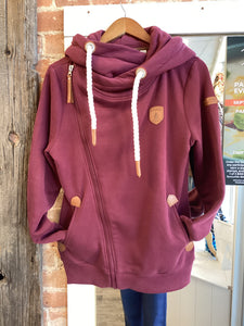 Wanakome Athena Grape DD Side Zip Hoodie