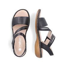 Rieker 65964-00 Velcro Strap Sandal