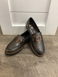 Ara 12-11252 Leather Loafer w/Buckle