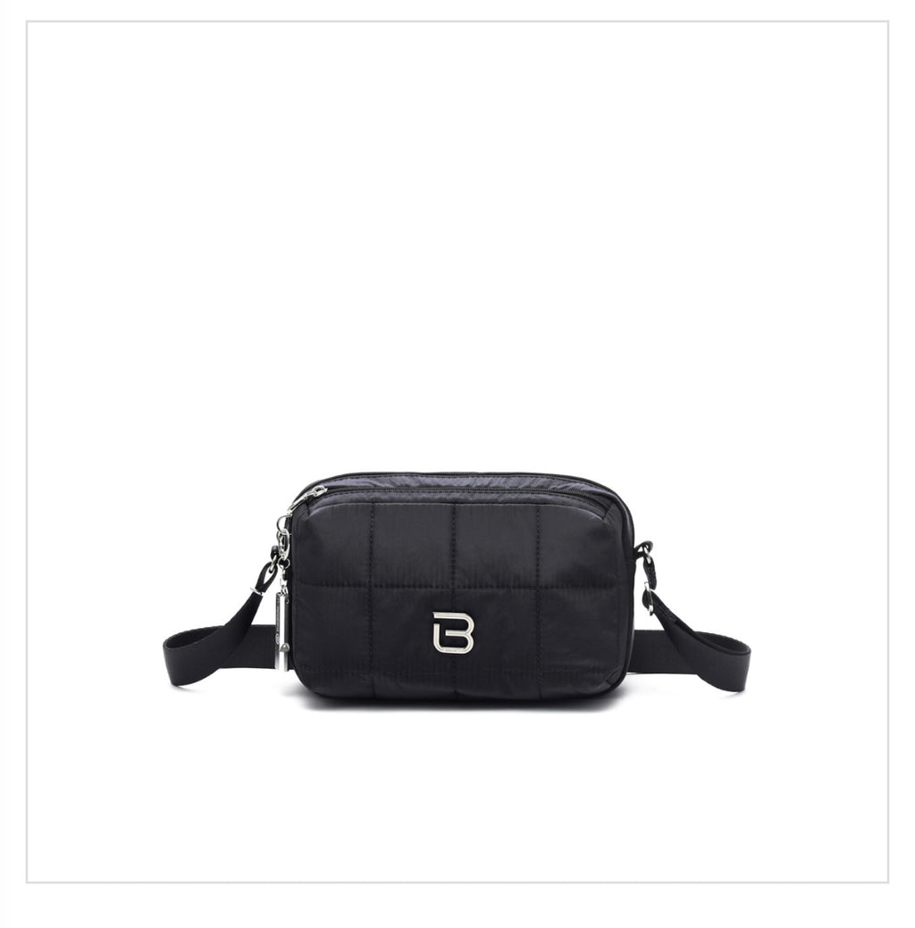 beside-u flores leather trimmed travel crossbody bag Beside U – Brittany and Bros