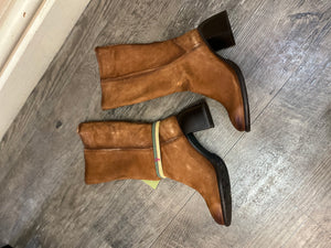 Felmini D269 Cognac Suede Tall Boot