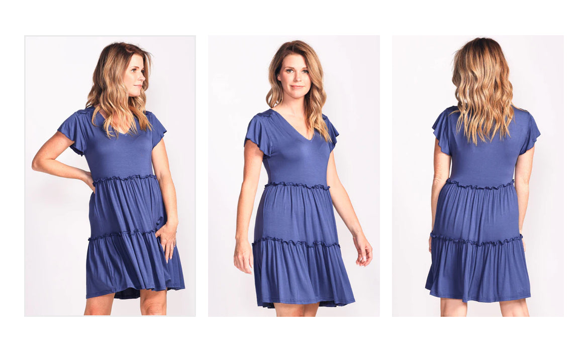 Pink Martini Gillian Navy Dress