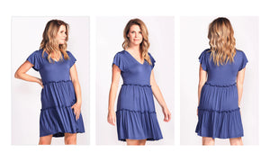 Pink Martini Gillian Navy Dress