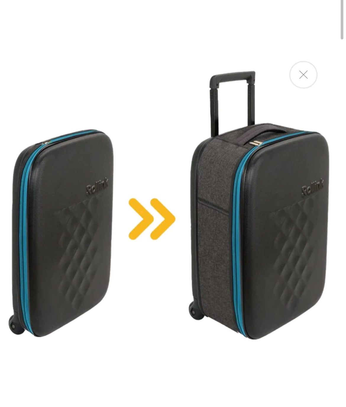 Rollink 21” Flex Earth Carry On Luggage