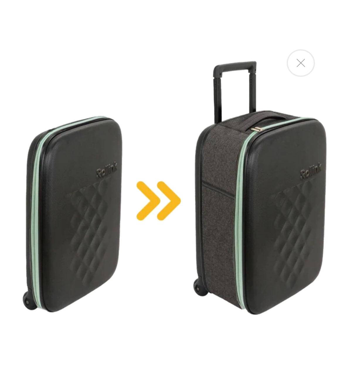 Rollink 21” Flex Earth Carry On Luggage