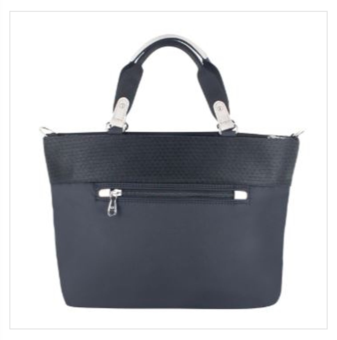 Beside U BPUC07 Black RFID Nylon Purse